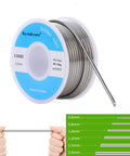 2.0mm Rosin Core Solder Wire 63/37 Alloy, 100G Roll for Electronics Soldering and Repair with thickness chart