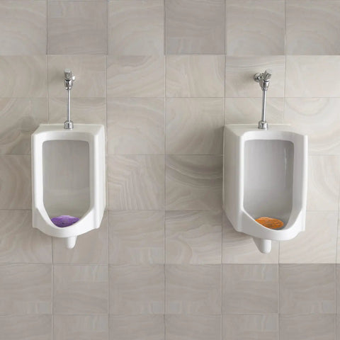 Urinals with Urinal Screens Deodorizer Set Of 10 With Orange And Lavender Fresh Scents For High Traffic Bathrooms In Offices Malls
