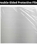 Rugged 6061 Aluminum Alloy Sheet Plate 11.8 By 11.8 Inch Flat Plate Half Inch Thick With Protective Film displayed vertically