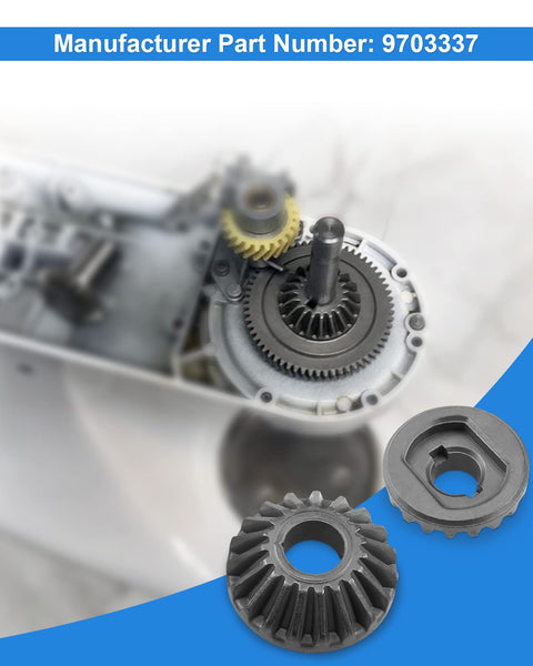 Beveled Gears Set For KitchenAid Stand Mixers Beefed Up Replacement Kit Fits Classic UltraPower Heavy Duty Professional Artisan Models