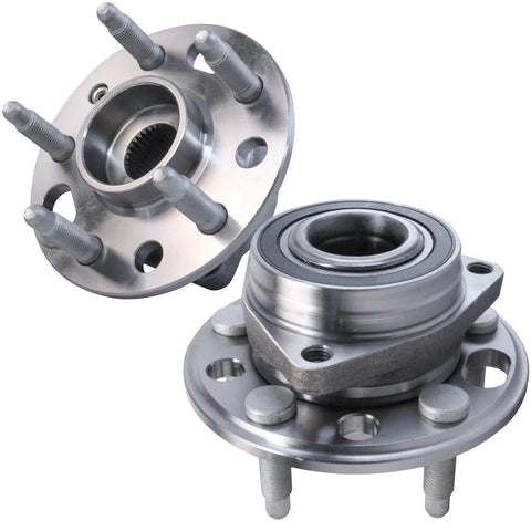 2Pcs Front And Rear Wheel Bearing Hub Assembly Fits Malibu 2013 2015 Impala 2014 2017 Buick Lacrosse 2010 2016 Regal 2011 2017 Cadillac XTS 2013 2019 And Cadillac CTS AWD 2015 2016 5 Lug