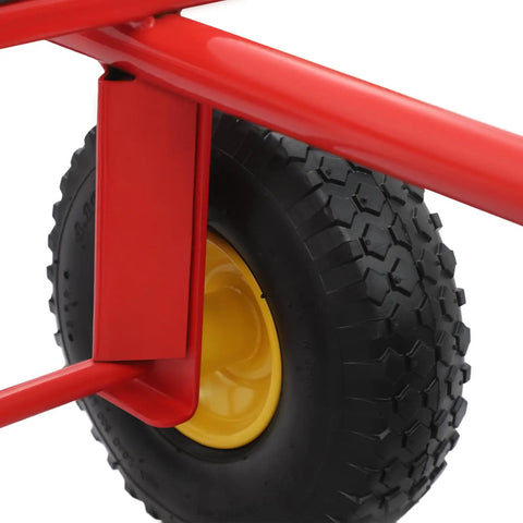 Rock Solid Six Wheel All Terrain Dolly 1200 Pound Heavy Duty Moving Cart With Ten Inch Inflatable Tires For Hella Smooth Travel Across Grass And Gravel A Total Game Changer For Hauling Furniture Equipment Hot Tubs And Sheds Without Breaking A Sweat