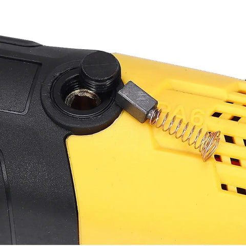 Close-up of the Workhorse 500W Rotary Tool Kit With Six Step Speed Control Up To 31000 RPM showing the locking mechanism detail.