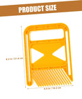 Badass Grip Featherboard Safety Clamp For Circular And Band Saws dimensions 8.5 in x 6.4 in robust yellow plastic design.