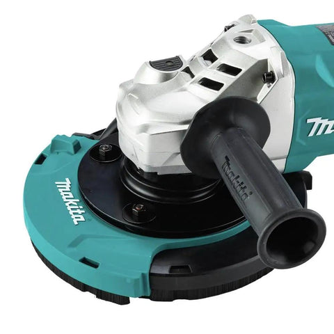 7 Inch Dust Extraction Surface Grinding Shroud With Soft Brushes, 4-Spring Suspension Keeps It Flush Against Surfaces, Slidable Edge Piece