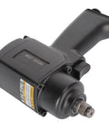 Badass Heavy Duty 1/2 Inch Drive Air Impact Wrench For Auto Repair Featuring 7500 Rpm Double Hammer Action And 520 Nm Of Raw Torque viewed from the side.