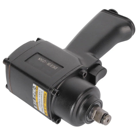 Heavy Duty Air Powered Impact Wrench Featuring Badass Alloy Steel Build And Smooth Torsion Control Crafted For Shop Guys pumping out serious 520 Newton Meter torque, side view.
