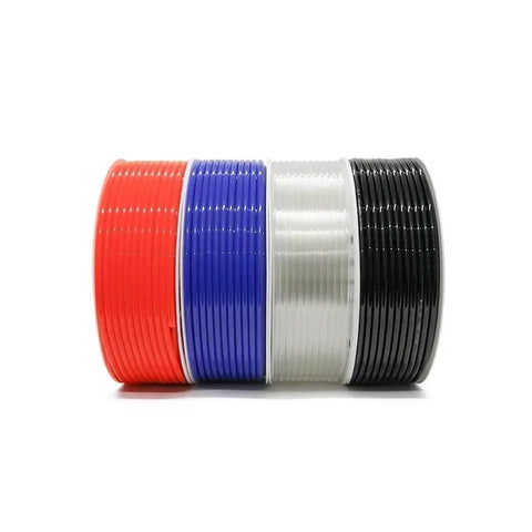 Beefy Blue Polyurethane Air Hose 100 Meter Length 12X8 Mm Flexible Pneumatic Tubing For Air Compressors in multiple colors.