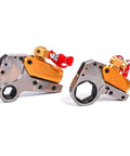 TopShelf Hydraulic Torque Wrench Manual Adjustable Driving Type With Precision Machined Core, showcasing two robust fittings.