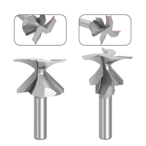 Workhorse Lathe Turning Tool Set With Heavy Duty Carbide Insert Cutters For Woodworking And Metal Milling featuring precision two-edge knives.