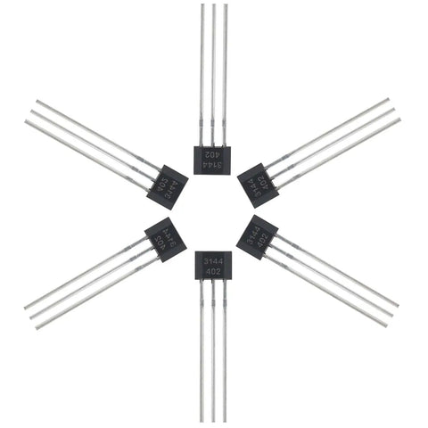 20 Pack A3144 Hall Effect Sensor Kit With 3 Pins OH3144 AH3144E Magnetic Detector High Precision Fast Response Small Size