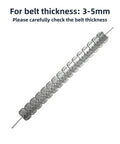 48 Inch Long Stainless Steel Conveyor Belt Fasteners Clips With 27.5 Inch Hinge Pin For Industrial Belt Lacing Built Tough Fits 3-5mm