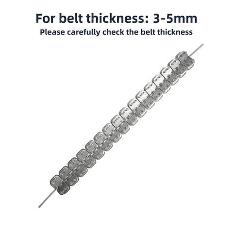 48 Inch Long Stainless Steel Conveyor Belt Fasteners Clips With 27.5 Inch Hinge Pin For Industrial Belt Lacing Built Tough Fits 3-5mm