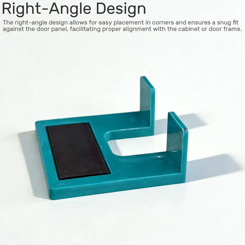 Two Pack Door Hinge Jig For Accurate Mortises And Precise Door Alignment With A Consistent 2mm Gap During Installation right-angle design