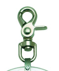 Close-up of hook attachment on Three Eighths Inch By One Hundred Foot Auto Rewind Tape Measure With Nylon Coated Blade Double Sided 10ths