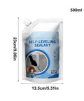 Heavy Duty Concrete Crack Filler And Quick Cure Caulk Sealant Crafted For Industrial Surfaces With Flexible Wrap 500ml pouch with waterproof coating.