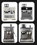 58 Millimeter Bottomless Stainless Steel Filter Holder With Wooden Handle For Home Espresso Machines, Detachable Design, Rust Resistant, Easy To Install, Durable Portafilter Accessory For Rich, Balanced Espresso on espresso machines