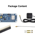 Package contents of Dual Band GPS Module For Raspberry Pi With RTK Rover Support L1 L5 Positioning Centimeter Level Accuracy
