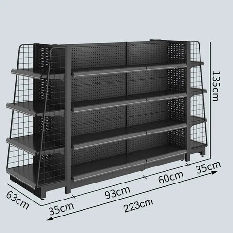 Heavy Duty 4 Tier Metal Storage Shelving Rack With Adjustable Heights And Real Deal Steel Frame Built Tough To Handle Heavy Loads And Keep Your Garage Spotless In Black