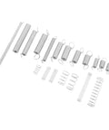 Super Sweet 200-Piece Spring Assortment Kit With Hooks Featuring Zinc Plated Extension And Compression Springs In 20 Killer Sizes Perfect For Houdini Level Home Repairs And DIY Projects That Need Heavy Duty Steel Power To Get The Job Done Fast Without on white background