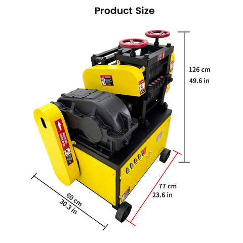Heavy Duty Rebar Straightening And Cutting Machine For Job Sites Real Workhorse With 28 M Per Minute Straightening Speed