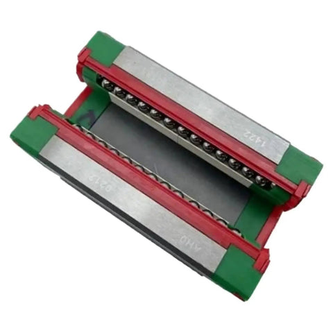 Slick Metal Linear Motion Guide Slider Featuring Badass CGH25CA Carriage Block Rails With High Precision Bearings for 3D printers.