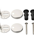 Two Pack Toilet Seat Hinges Top Fix Mountings Replacement Quick Release Screws Kit For Toilet Bathroom Accessories 4.7cm