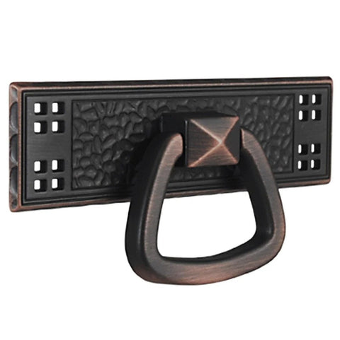 Oil Rubbed Bronze Mission Pull Handle for Cabinets and Furniture, 3 Inch (76mm) Size, Classic Yet Modern Cabinet Drawer Pull