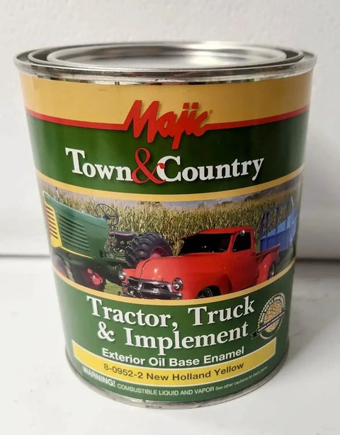 One Quart Enamel Yellow Paint For Farm Gear Like Tractors Balers Hay Rakes And Other Implements Premium Durable Finish