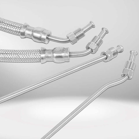 All In One Trim Tilt Hydraulic Ram Cylinder Hose Kit With Braided Stainless Steel Hoses for Alpha Drives 1991 And Newer