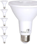 10 Pack PAR38 LED Bulbs 12W 90 CRI 3000K Soft White No Fuss Dimmable Flood Lights For Indoor Outdoor Use Energy Saving Replacement For 100 To 120W Incandescent Fixtures UL Listed