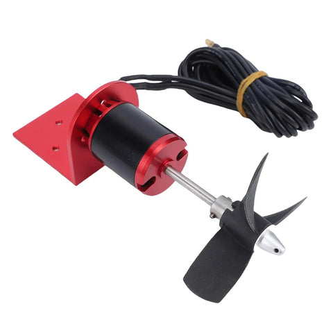 Underwater Thruster 6kg Thrust Brushless Motor For RC Boats With 3 Blade Propeller Lightweight Aluminum Alloy Build Sealed Housing