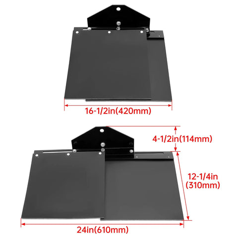 Dimensions of Universal Lawn Striping Striper Kit with Built In Hitch for Mower and Zero Turn Tractors Adjustable Fit for Garden Tractors
