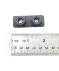 Ranger Hinge Plate OEM Part 5256140-458 with ruler for size reference, precise fit component for UTV models, high-quality replacement