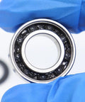 Awesome 63800 Hybrid Ceramic Ball Bearings With Si3N4 Balls Super Smooth ABEC-1 Performance For Spindles 10X19X7mm close-up view
