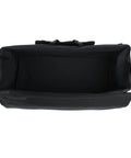 Open top view of Protechtor Series Electronic Drum Kit Bag With Wheels And Tow Handle, Lightweight Yet Sturdy 36x16x16 Inch, Black