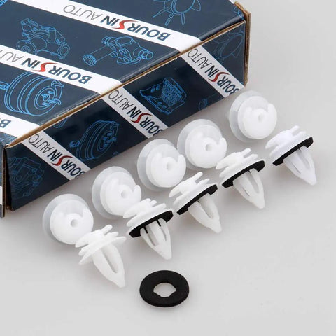 BMW Door Trim Panel Retainer Clips Kit 50Pcs With Seal Ring for 3 Series 5 Series E36 E39 Durable Fasteners laid with box