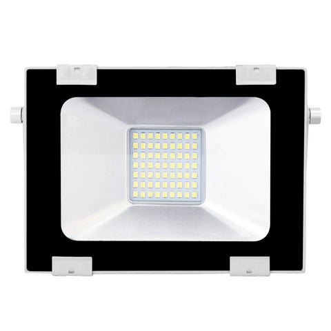 JUDYSSY 12 Pack 30W Led Floodlight Outdoor featuring a sleek design, bright LED panel, ideal for garden lighting and security.