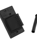 Mounting bracket and rod for Enclosed 3 By 8 Inch By 50 Foot Air Hose Reel With Auto Retract And Stop Anywhere Locking Spring Powered Drive.