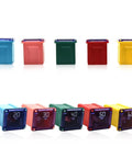 Built Tough Low Profile Fuse Assortment Kit For Trucks Cars And Suvs Includes Ten Pcs Road Ready Box Blade Micro Cartridge Fuses in various colors.