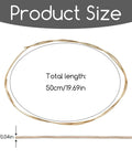 Product size illustration for Extra Easy Silver Solder Wire For Jewelry Repair Kit With 1mm Medium Density Welding Wire Tools