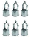 Aluminum Eye Top Loop Cap For Chain Link Fence Fits 1-7/8 Inch Post And 1-3/8 Inch Top Rail Durable No Fuss Easy Fit Fence Post Cap