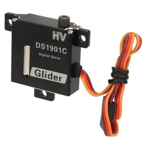 Killer High Speed Rc Servo Motor With A Hella Quick Point One Second Response And Rock Solid Six Kg Cm Torque For RC Helicopters Fixed Wing Aircraft And DIY Robot Projects, digital servo, 30x10mm, black housing.