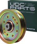 Beefy Replacement Idler Pulley For Lawn Tractors With 42 To 54 Inch Decks, Fits 956-04129, Box Background