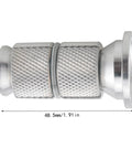 28.6Mm Fork Compression Plug Expansion Bolt for Mountain and Road Bikes, metal texture, size dimensions shown