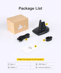 Package contents of Barcode Scanner Charging Base 2 In 1 Stand And Charger For BCST 60 BCST 70 BCST 73 P6 P7 Hands Free Scanning