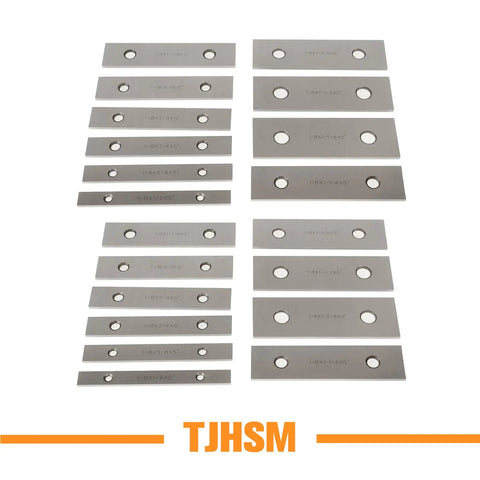 10-Pair Machinist Parallel Block Set, 3-Inch Long, 1/8-Inch Thick Alloy Steel Precision Blocks With Matched Pairs And Ultra Tight Parallelism.0002 For Quick, Accurate Alignment In Tooling And Fixtures