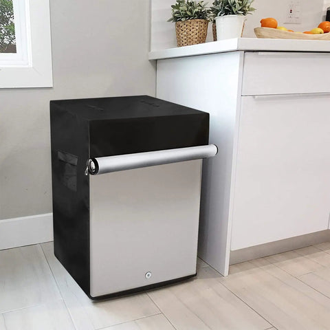 Outdoor Upright Freezer Cover Fits 22 W 23 D 34 H To Shield Your 3.0 Cu Ft Compact Mini Freezer displayed in kitchen