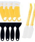 Must-Have Resin Cleanup Kit With 10 Silicone Spatulas And Plastic Scrapers For UV Resin 3D Printers, tools displayed