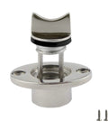 Beefy 316 Stainless Steel Garboard Drain Plug Kit For 1 Inch Hole With Screws And O Ring, Marine Grade Mirror Finish, Fits 25.4mm Holes